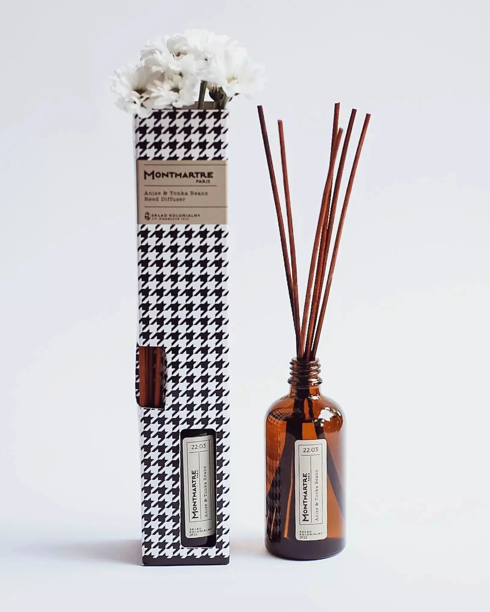 MONTMARTRE PARIS 22:03 Anise & Tonka Beans Naturalny Dyfuzor Rattanowy - Kolekcja Travels JF Pisarczyk 1925 image#3