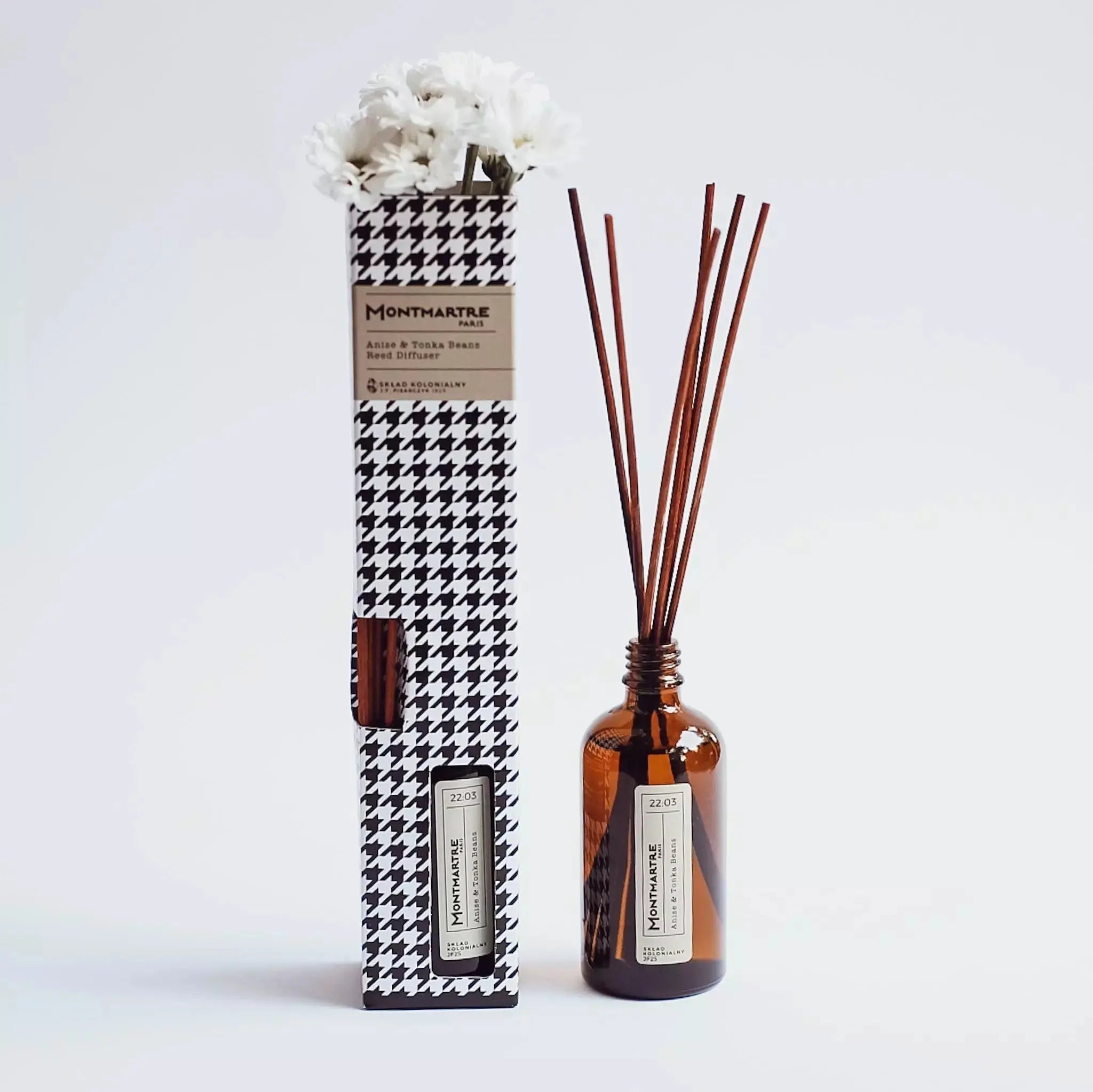 MONTMARTRE PARIS 22:03 Anise & Tonka Beans Naturalny Dyfuzor Rattanowy - Kolekcja Travels JF Pisarczyk 1925 image#3