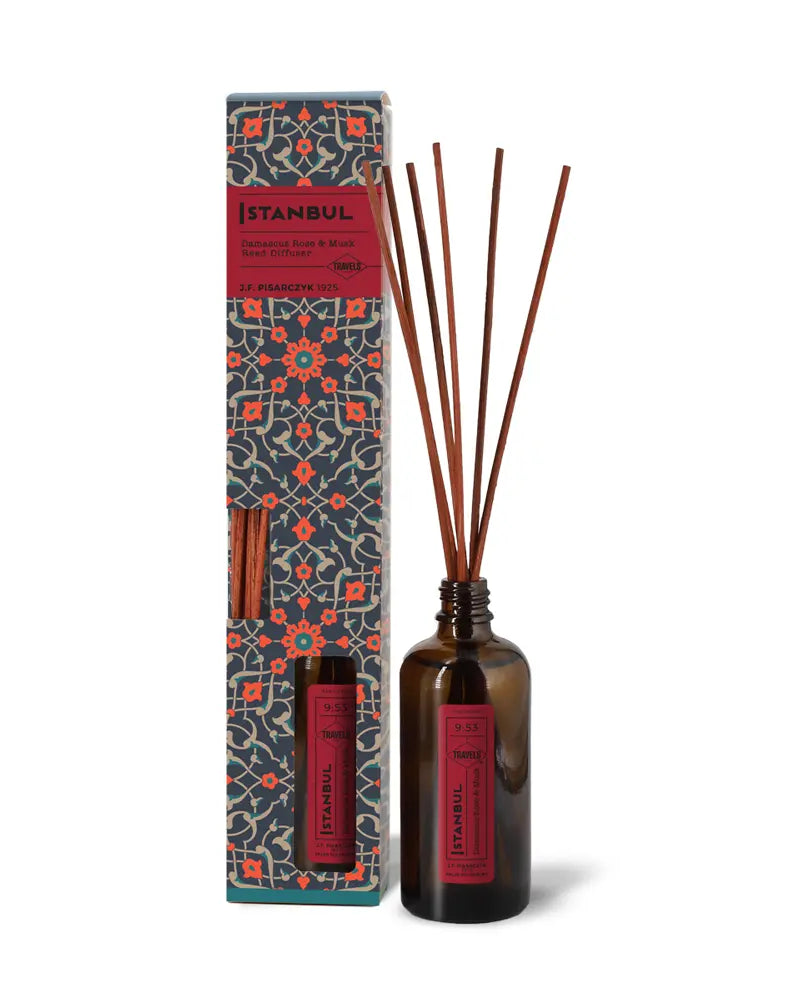 ISTANBUL 9:53 Damascus Rose & Musk Dyfuzor Ratanowy- kolekcja Travels