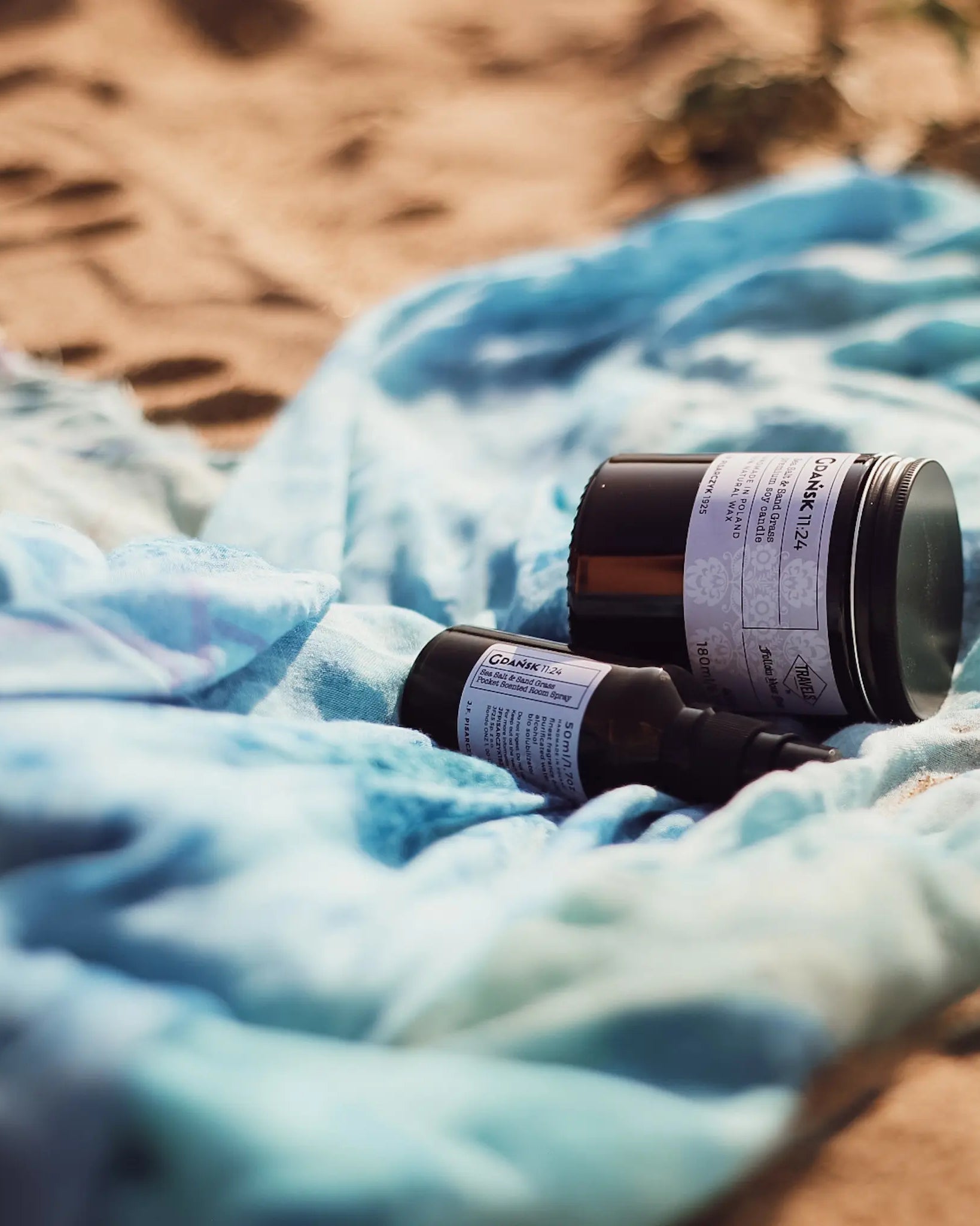 GDAŃSK 11:24 Sea Salt & Sand Grass Home Perfume - Kolekcja Travels