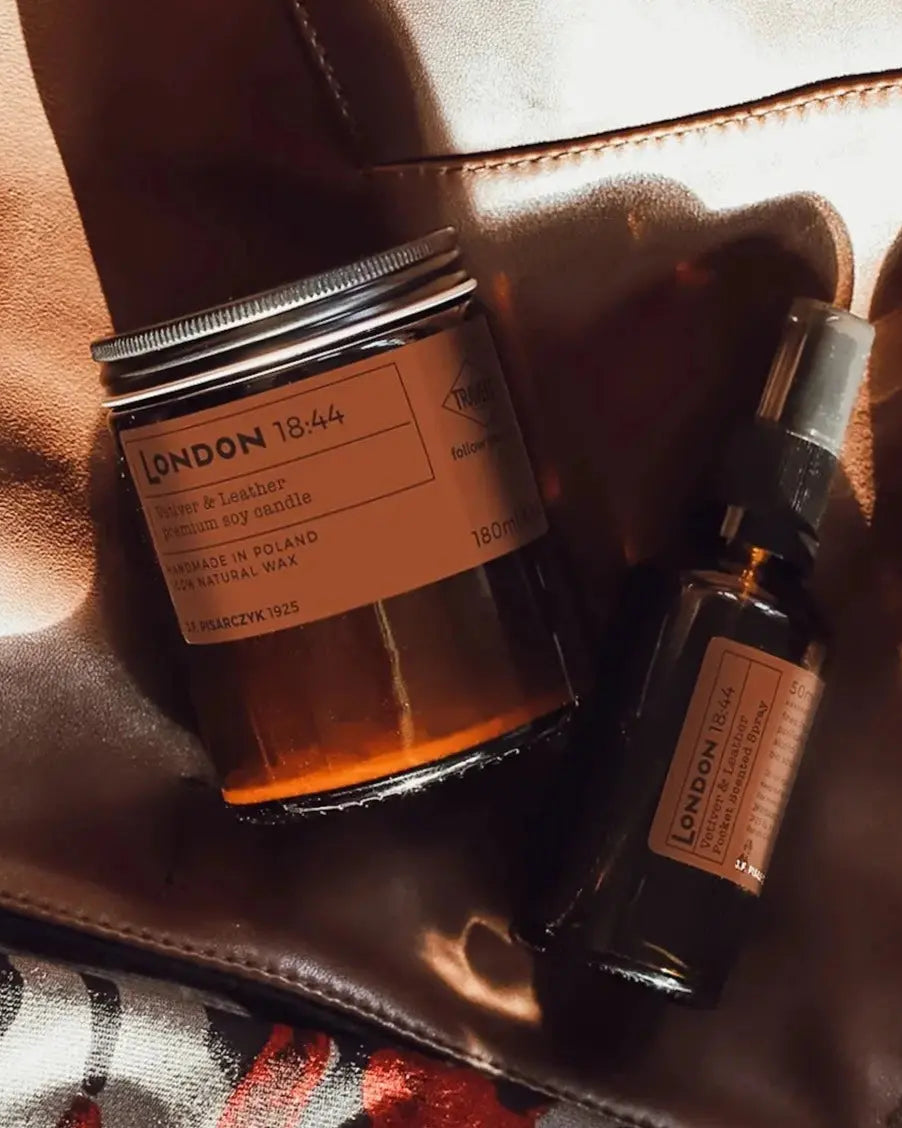 LONDON 18:44 Vetiver & Leather Home Perfume - Kolekcja Travels