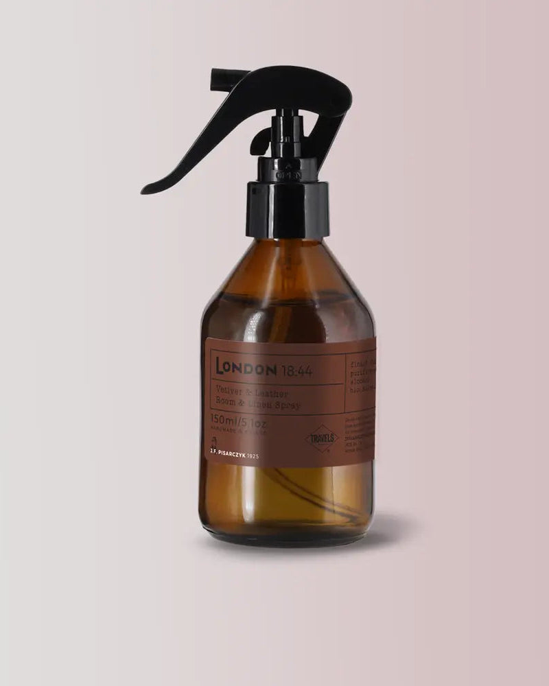 LONDON 18:44 Vetiver & Leather Home Perfume - Kolekcja Travels 150 ml