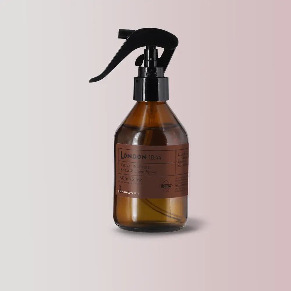 LONDON 18:44 Vetiver & Leather Home Perfume - Kolekcja Travels 150ml