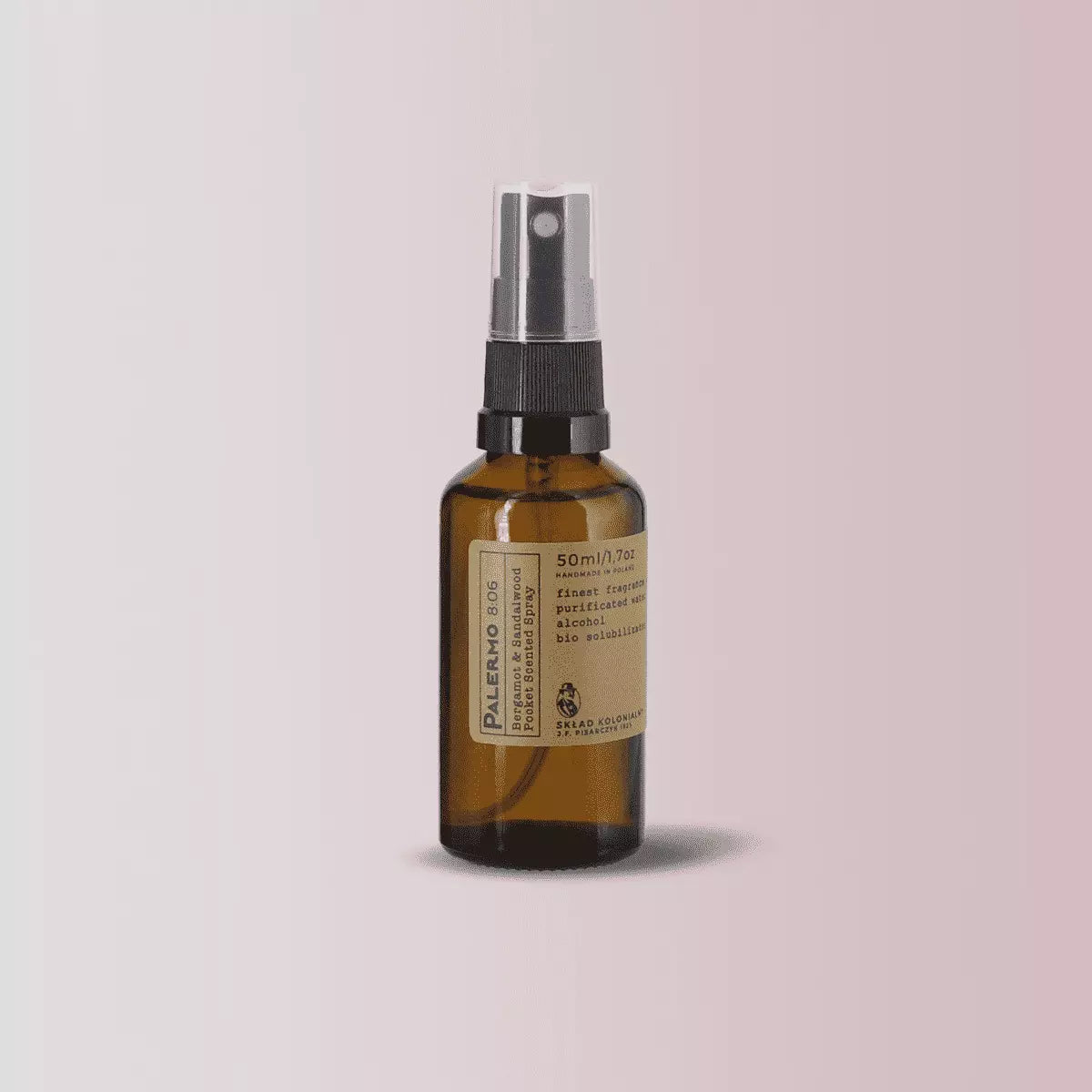 PALERMO 8:06 Bergamot & Sandalwood Home Perfume - Kolekcja Travels front