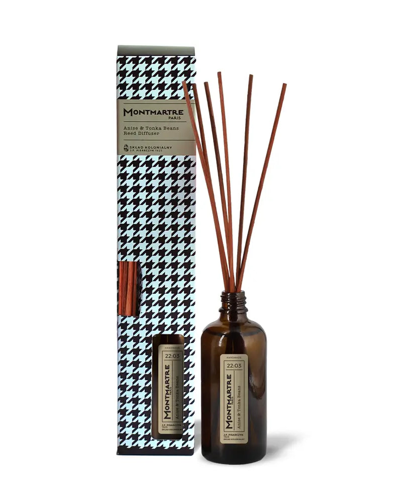 MONTMARTRE PARIS 22:03 Anise & Tonka Beans Dyfuzor Rattanowy - Kolekcja Travels