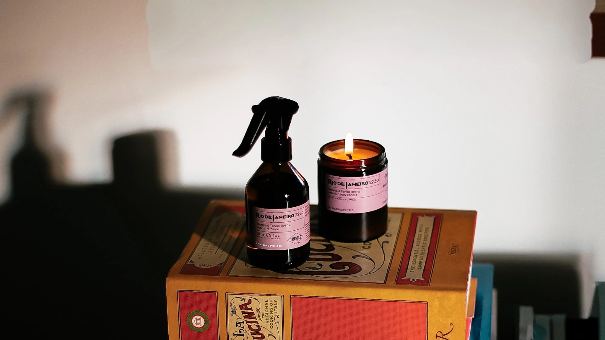 świeca i home perfume Rio de Janerio 22:30 Papaya & Tonka Beans