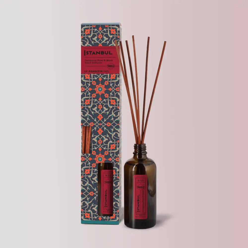 ISTANBUL 9:53 Damascus Rose & Musk Dyfuzor Ratanowy- kolekcja Travels