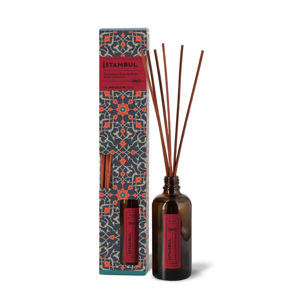 ISTANBUL 9:53 Damascus Rose & Musk Dyfuzor Ratanowy- kolekcja Travels