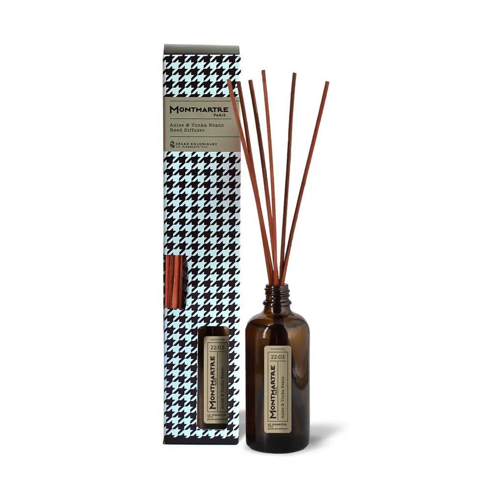 MONTMARTRE PARIS 22:03 Anise & Tonka Beans Dyfuzor Rattanowy - Kolekcja Travels