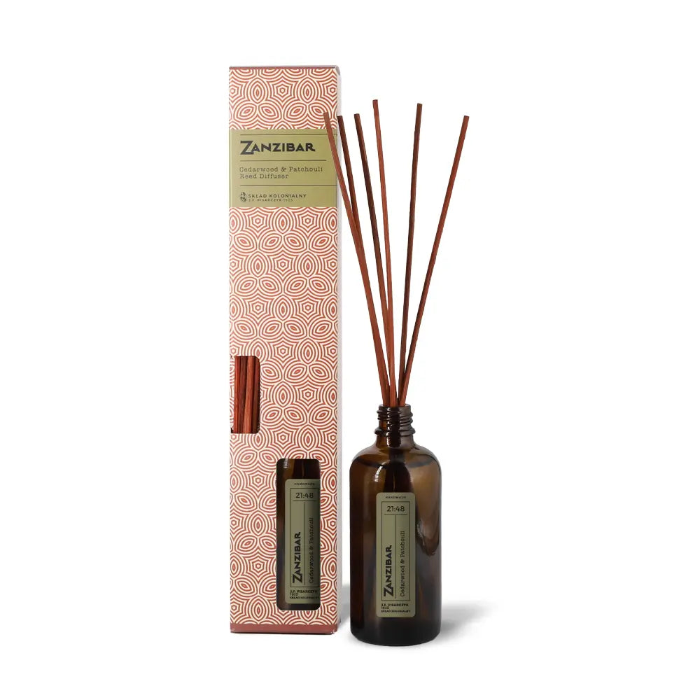 ZANZIBAR 21:48 Cedarwood & Patchouli Dyfuzor Ratanowy- kolekcja Travels